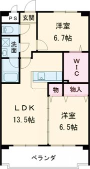 グランドゥールの間取り画像