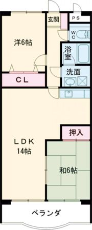 サンアルカディアSの間取り画像