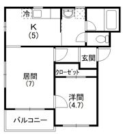 コンフォードⅢの間取り画像