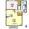 プラザハイツ Bの間取り画像
