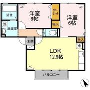 ウィルモア皆生Sの間取り画像