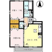 オークスK A棟の間取り画像