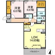 Kハイツの間取り画像