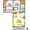 Kハイツの間取り画像
