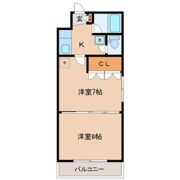 イーグルハイツ錦町の間取り画像