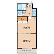 イーグルハイツ萩野町の間取り画像