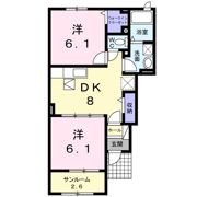 アークヒルズ知手Dの間取り画像