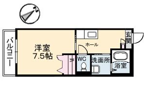 ベルヴュー段原の間取り画像