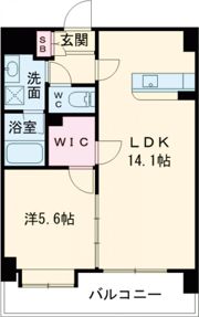 クイーンズ藤崎表参道の間取り画像