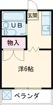 コーポ若葉の間取り画像
