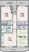 ソレアード京塚原の間取り画像
