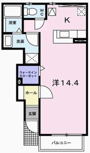 ソレアードⅡの間取り画像