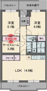 グリーングラスSの間取り画像