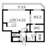 ALPHA菊水駅前の間取り画像