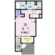カーサ ソーレの間取り画像