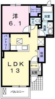 グレイスカレント成田Ⅱの間取り画像