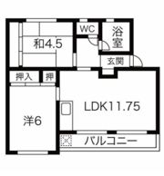 マンション由多賀の間取り画像