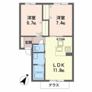 シャーメゾン千鳥の間取り画像