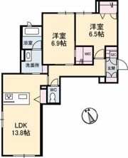 ベレオガーデンズHATAの間取り画像