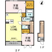 ジュパンスクルートの間取り画像