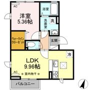 エクセル マルヤマの間取り画像
