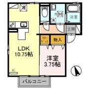 シャンテ中荒井 Aの間取り画像
