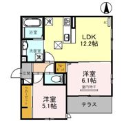 プロスペリタ西京極の間取り画像
