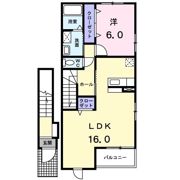 ルナ エ ステラAの間取り画像