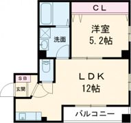 エクセレント天理の間取り画像