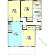 曽汀ガーデン Aの間取り画像