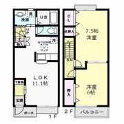 カーサ Ⅵの間取り画像