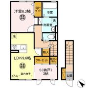 セジュール東中根の間取り画像