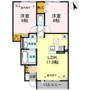 ヴィラ デ フルールの間取り画像