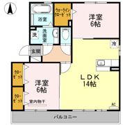 ヴァンベールハヤカワⅢの間取り画像