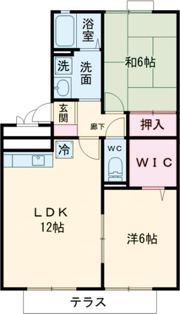 リビングタウン木津南 A棟の間取り画像