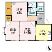 ボヌール羽屋Dの間取り画像