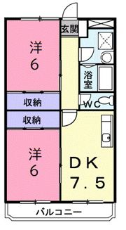 アピタシオンモアージュの間取り画像