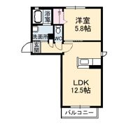シャーメゾンデュオ B棟の間取り画像