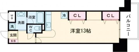 インペリアル新神戸の間取り画像