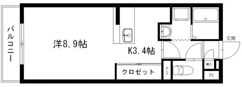 グランストーク初生の間取り画像