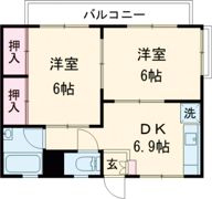 MフラットⅠの間取り画像