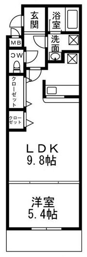 ロックブリッジの間取り画像