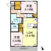 エリタージュ朝倉 Southの間取り画像