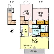 ウエスト コテージの間取り画像