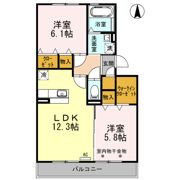 Breeze Sawayakaの間取り画像