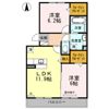 プルミエⅢ A棟の間取り画像