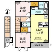 COCOシャカ堂の間取り画像