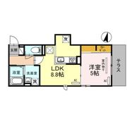 LuSole嵐山の間取り画像