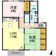 エソール長楽寺 A棟の間取り画像