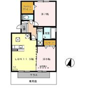 グラン・ドミール古賀 B棟の間取り画像